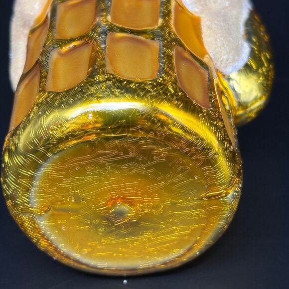 Miniature Frosty Foam Beer Mug Blown Glass Christmas Holiday Ornament 4" x 2" - Picture 10 of 12